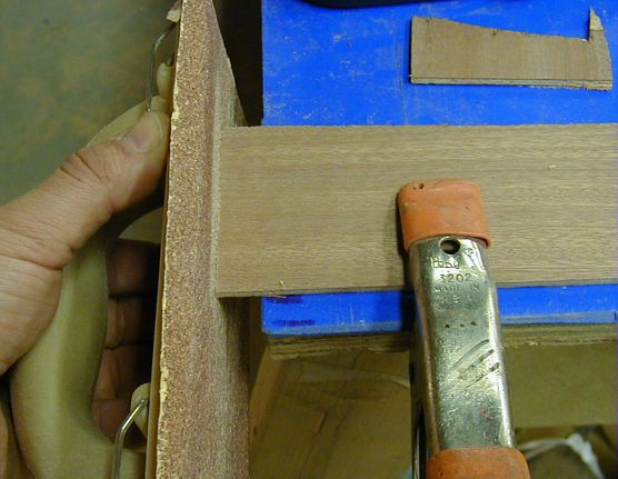 Butt joining plywood for stitch and glue kayaks