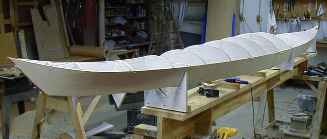 Hybrid Cirrus: Stitch &amp; glue kayak with wood strip deck - particulars